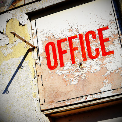 office sign fake lomo