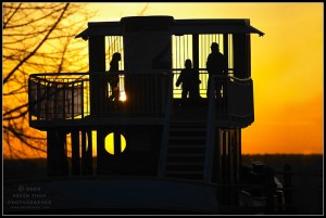 regarding the sunset