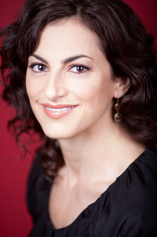 modern woman's business headshot